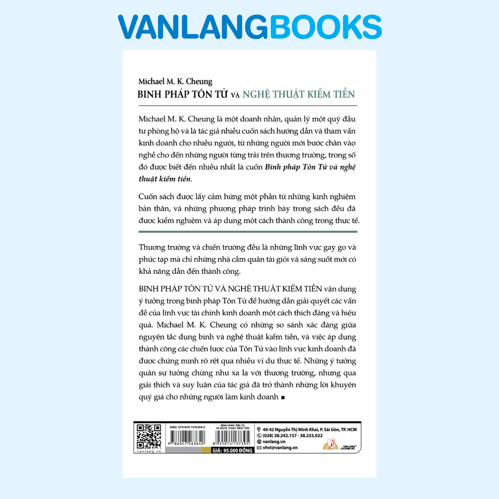 Binh Pháp Tôn Tử Và Nghệ Thuật Kiếm Tiền (Tái Bản 2025) - Vanlangbooks