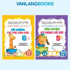 Bộ 2 Cuốn Giúp Con Lớn Khôn (Nuôi Dạy Trẻ 5 - 6 Tuổi) - Vanlangbooks
