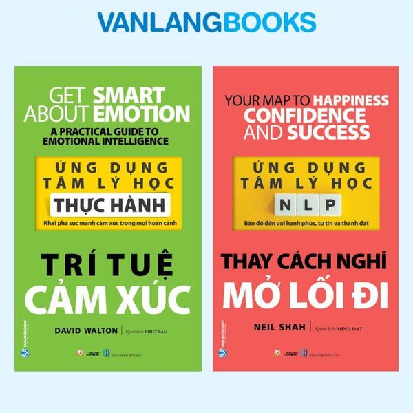Bộ 2 Cuốn Ứng Dụng Tâm Lý Học - Thay Cách Nghĩ Mở Lối Đi & Trí Tuệ Cảm Xúc - Vanlangbooks