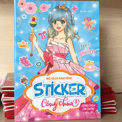 Bộ sách dán hình Sticker công chúa - Công chúa dịu dàng - Vanlangbooks