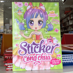 Bộ dán hình Sticker công chúa - Công chúa mộng mơ - Vanlangbooks