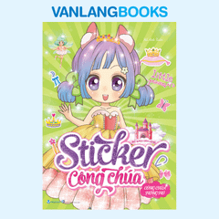 Bộ dán hình Sticker công chúa - Công chúa mộng mơ - Vanlangbooks