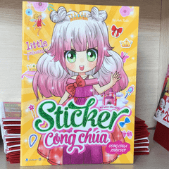Bộ sách dán hình Sticker công chúa - Công chúa xinh đẹp - Vanlangbooks