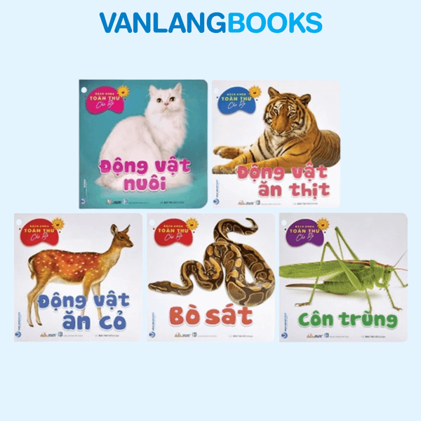 Bộ Sách Bách Khoa Toàn Thư Cho Bé - Động Vật (Bộ 5 Cuốn) - Vanlangbooks
