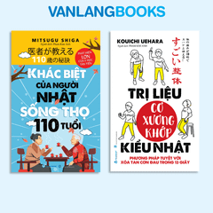 Combo Sống khỏe vượt thời gian – Bí quyết chăm sóc cơ xương khớp Nhật Bản - Vanlangbooks