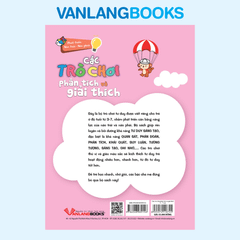 Các Trò Chơi Phân Tích Và Giải Thích (5 -7 Tuổi) - Vanlangbooks