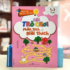 Các Trò Chơi Phân Tích Và Giải Thích (5 -7 Tuổi) - Vanlangbooks