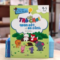 Các Trò Chơi Quan Sát Và So Sánh (4 -5 Tuổi) - Vanlangbooks