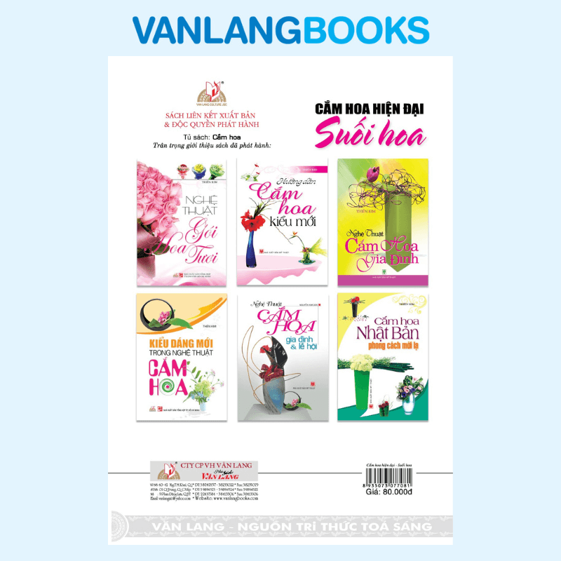 Cắm Hoa Hiện Đại - Suối Hoa - Vanlangbooks