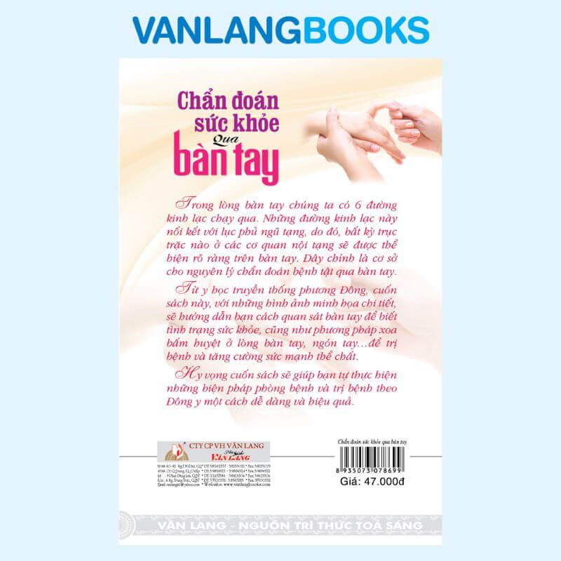 Chẩn Đoán Sức Khỏe Qua Bàn Tay - Vanlangbooks