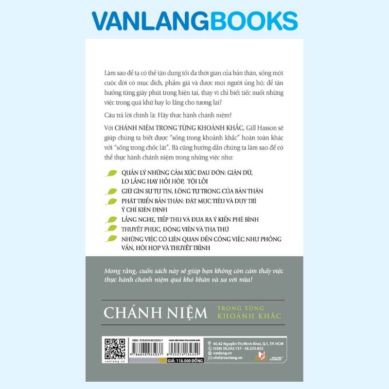 Chánh Niệm Trong Từng Khoảnh Khắc - Vanlangbooks