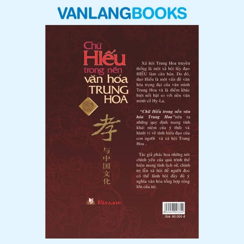 Chữ Hiếu Trong Nền Văn Hóa Trung Hoa - Vanlangbooks