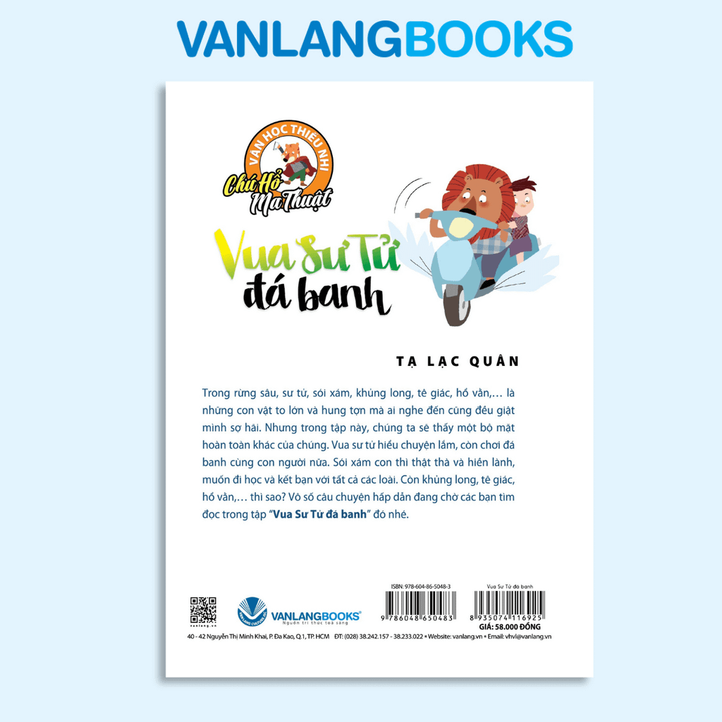 Chú Hổ Ma Thuật: Vua Sư Tử Đá Banh - Vanlangbooks