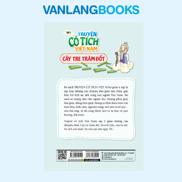 Truyện Cổ Tích Việt Nam - Tập 1: Cây Tre Trăm Đốt (Tái Bản 2023) - Vanlangbooks