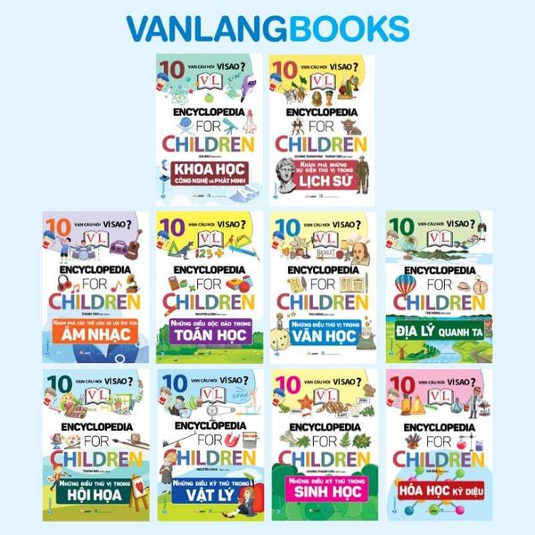 Combo 10 Cuốn 10 Vạn Câu Hỏi Vì Sao - (Tái Bản 2023)- Vanlangbooks