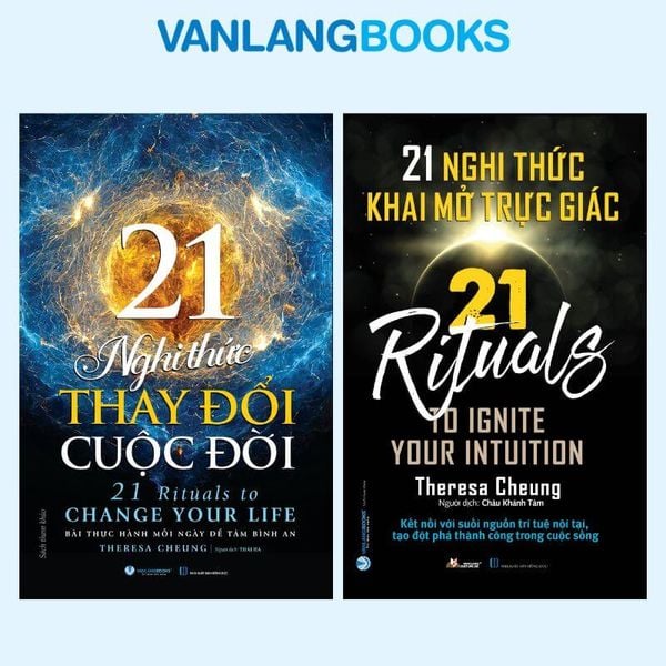 Combo 2 Cuốn 21 Nghi Thức Thay Đổi Cuộc Đời + Khai Mở Trực Giác - Vanlangbooks