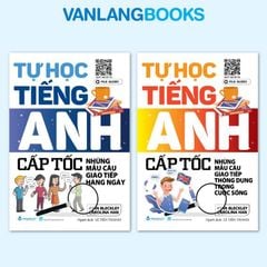 Combo 2 Quyển - Tự Học Tiếng Anh Cấp Tốc - Vanlangbooks