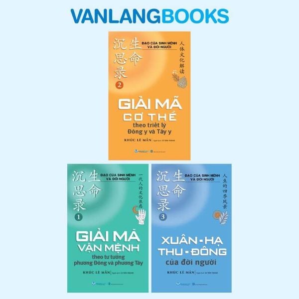 Combo 3 Quyển - Đạo Của Sinh Mệnh Và Đời Người - Vanlangbooks