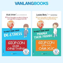 Combo Giúp Con Kiểm Soát Cảm Xúc +Giúp Con Giảm Căng Thẳng - Vanlangbooks
