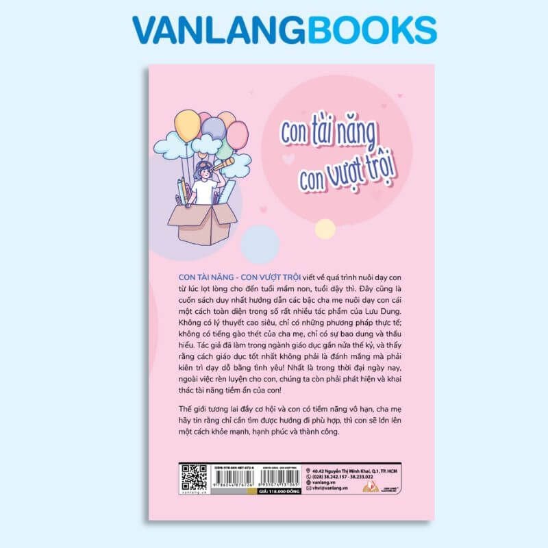 40 Bài Học Nuôi Dạy Con Thành Công - Con Tài Năng Con Vượt Trội - Vanlangbooks