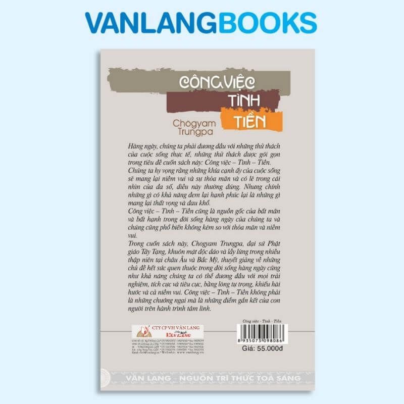 Công Việc - Tình - Tiền - Vanlangbooks