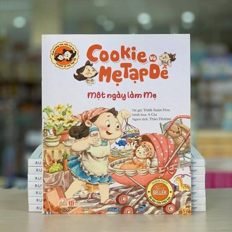 Cookie Và Mẹ Tạp Dề - Một Ngày Làm Mẹ - Vanlangbooks