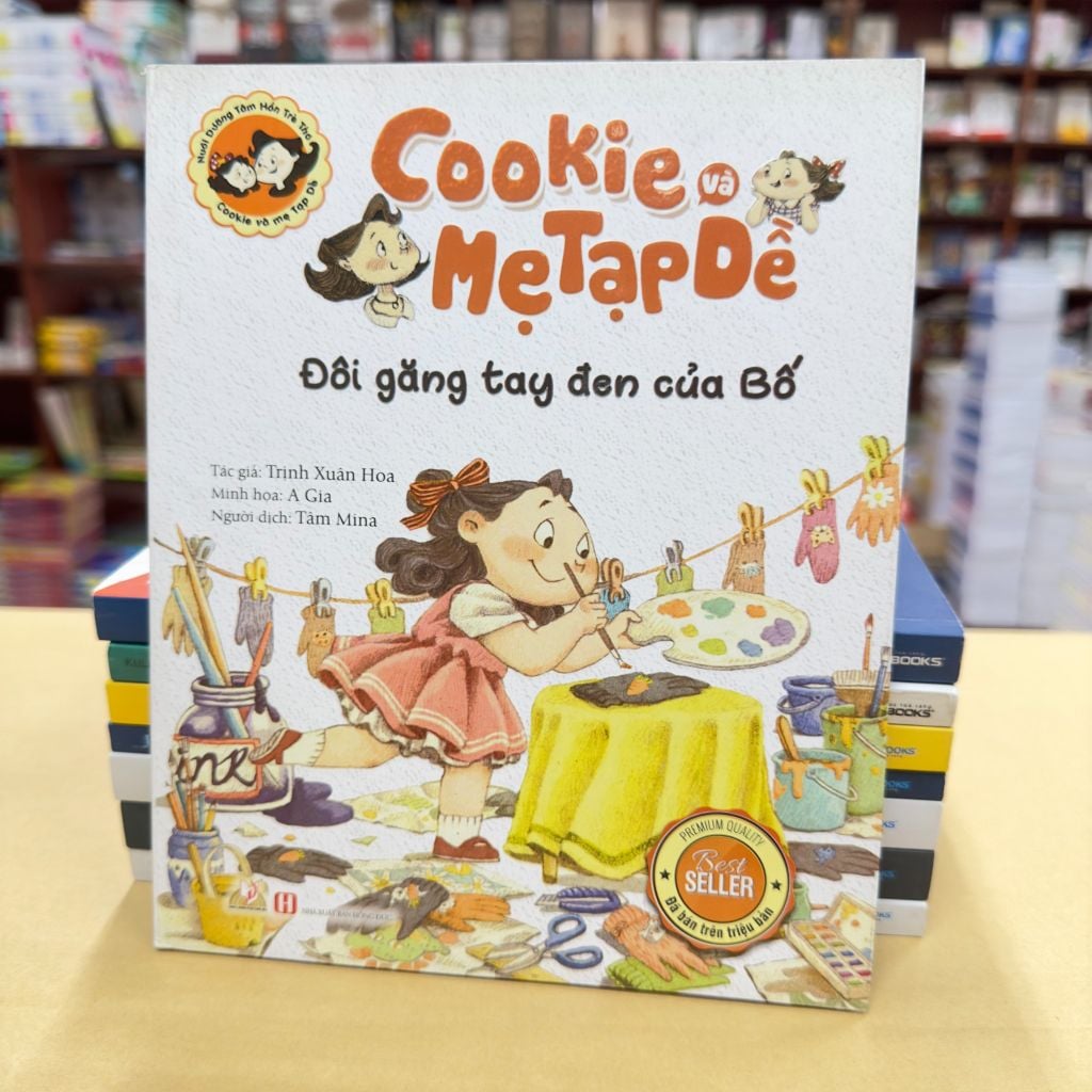 Cookie và mẹ Tạp Dề - Đôi găng tay đen của bố - Vanlangbooks