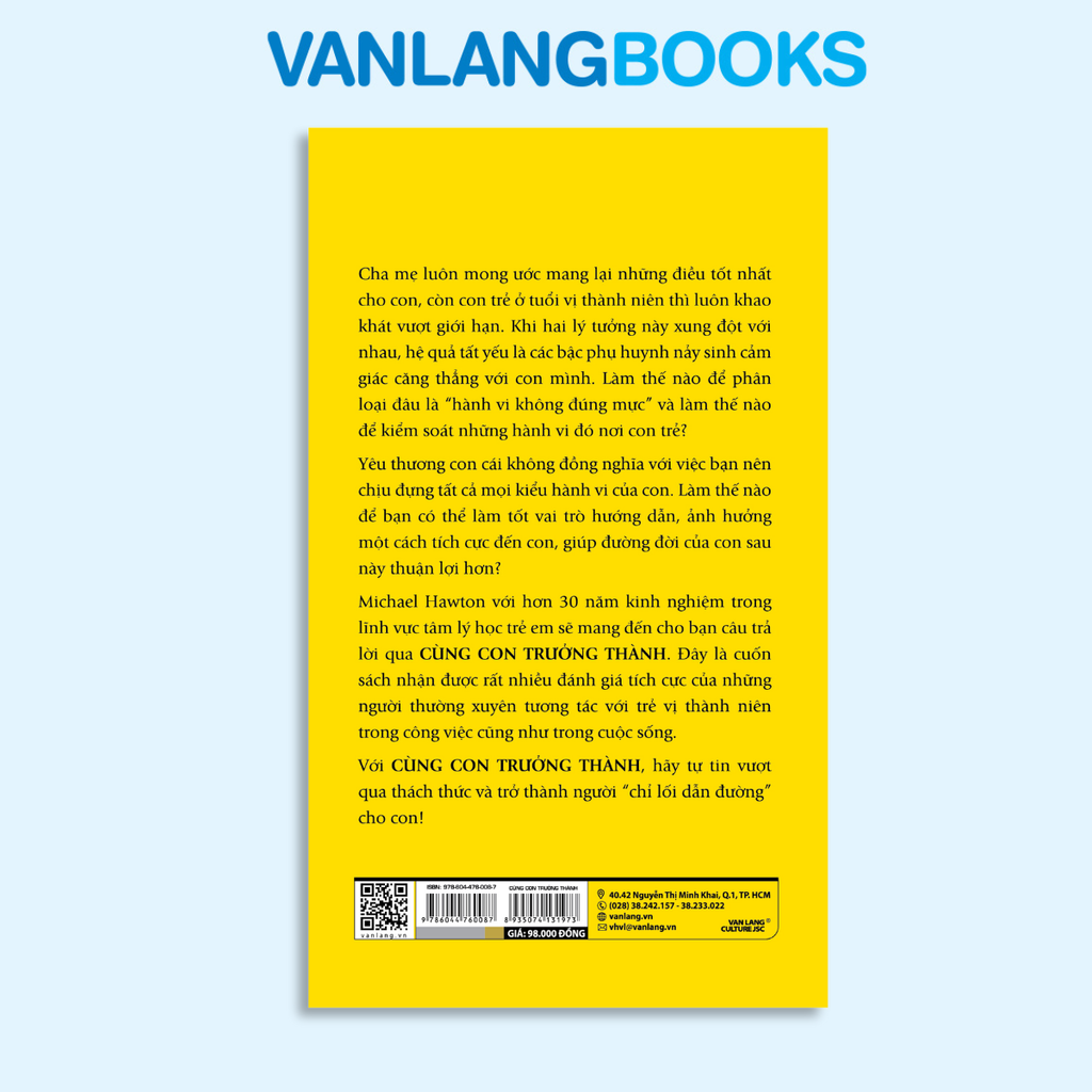 Cùng con trưởng thành - Vanlangbooks