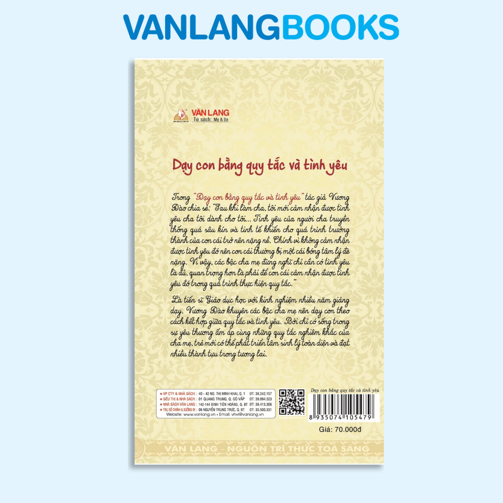 Dạy con bằng quy tắc và tình yêu - Vanlangbooks
