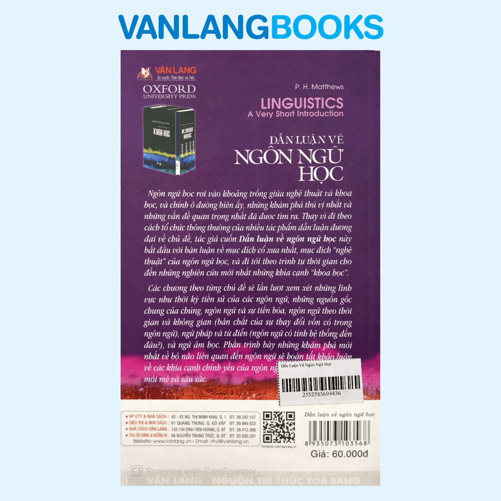 Dẫn Luận Về Ngôn Ngữ Học - Vanlangbooks
