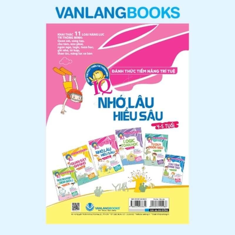 Đánh Thức Tiềm Năng Trí Tuệ - Nhớ Lâu Hiểu Sâu (4-5 Tuổi) (TB 2021) - Vanlangbooks