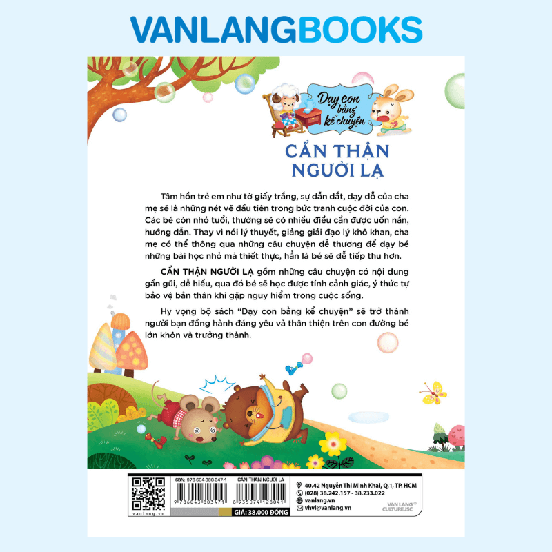 Dạy Con Bằng Kể Chuyện - Cẩn Thận Người Lạ - Vanlangbooks