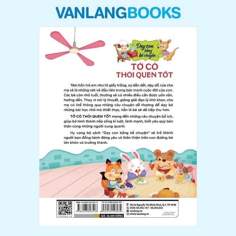 Dạy Con Bằng Kể Chuyện - Tớ Có Thói Quen Tốt (Tái Bản 2024) - Vanlangbooks