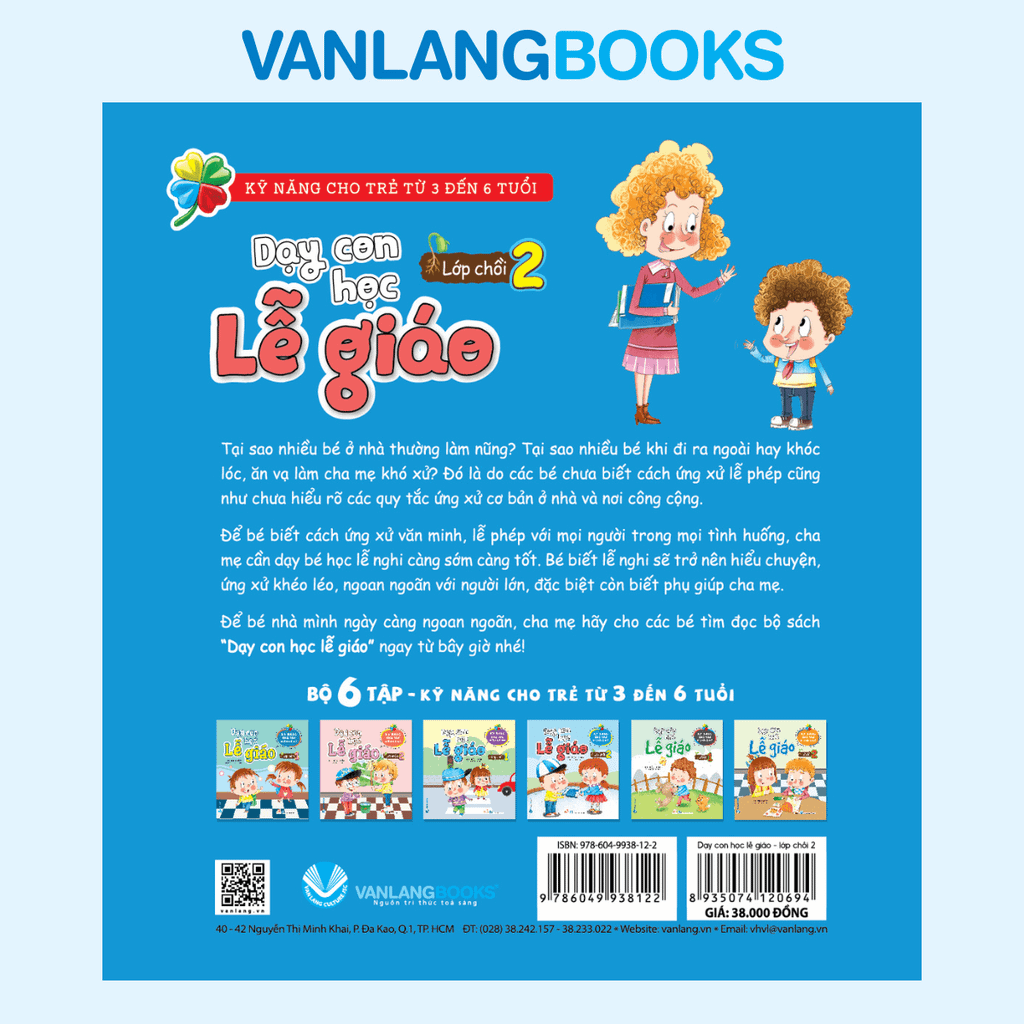 Dạy Con Học Lễ Giáo - Lớp Chồi 2 - Vanlangbooks