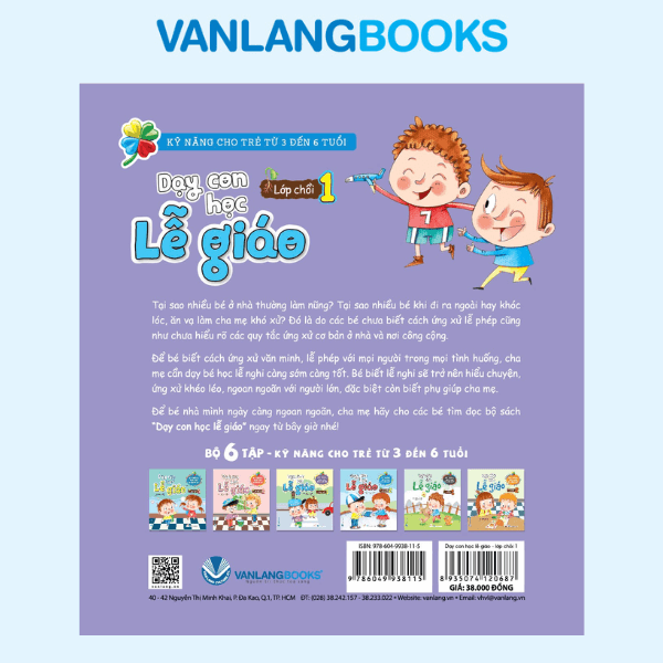 Dạy Con Học Lễ Giáo - Lớp Chồi 1 - Vanlangbooks
