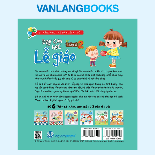 Dạy Con Học Lễ Giáo - Lớp Lá 2 - Vanlangbooks
