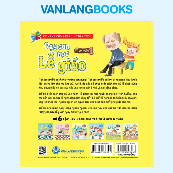 Dạy Con Học Lễ Giáo - Lớp Mầm 1 - Vanlangbooks