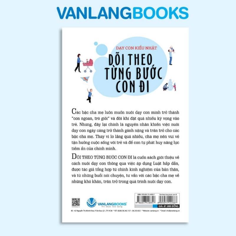 Dạy Con Kiểu Nhật - Dõi Theo Từng Bước Con Đi - Vanlangbooks