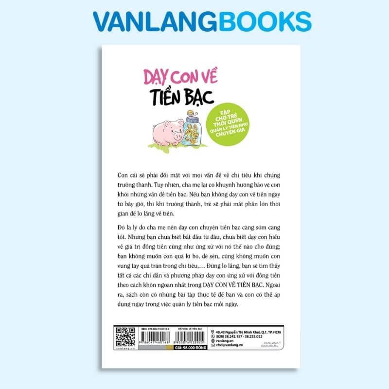 Dạy Con Về Tiền Bạc (Tái bản 2024) - Vanlangbooks