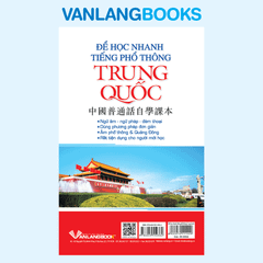 Để Học Nhanh Tiếng Phổ Thông Trung Quốc - Vanlangbooks