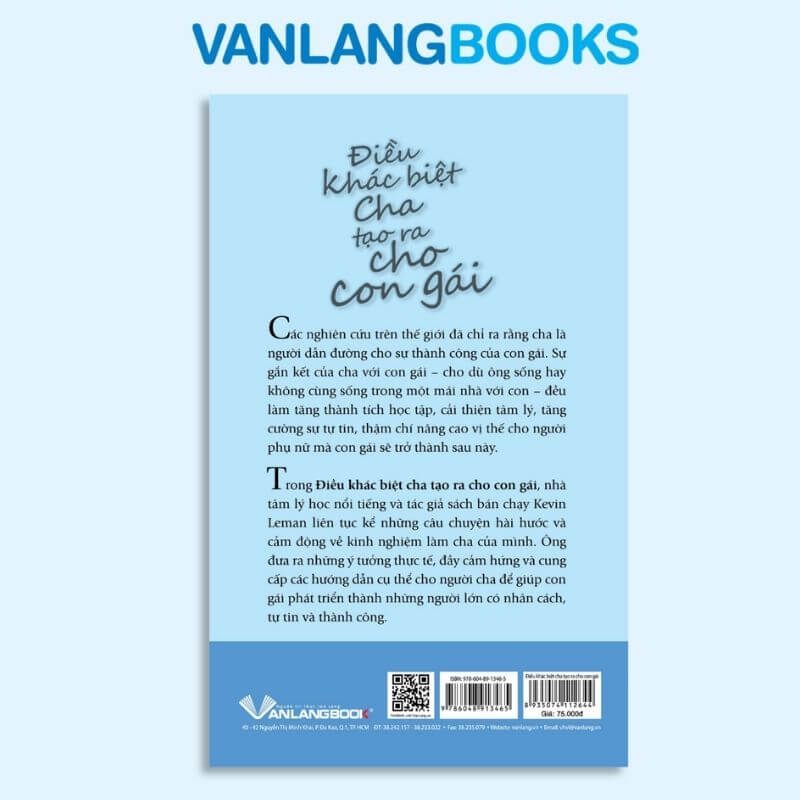 Điều Khác Biệt Cha Tạo Ra Cho Con Gái - Vanlangbooks