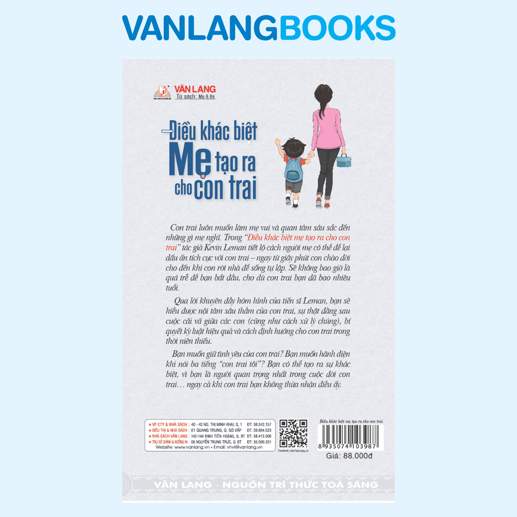 Điều Khác Biệt Mẹ Tạo Ra Cho Con Trai - Vanlangbooks