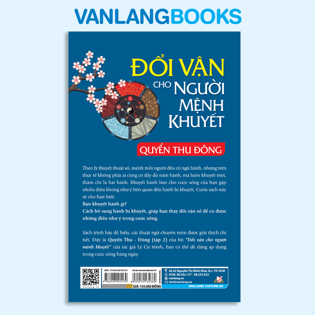 Đổi Vận Cho Người Mệnh Khuyết - Quyển Thu Đông - (Tái Bản 2024) - Vanlangbooks