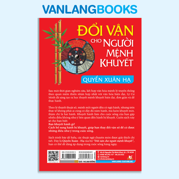 Đổi vận cho người mệnh khuyết - Quyển xuân hạ (Tái Bản 2024) - Vanlangbooks