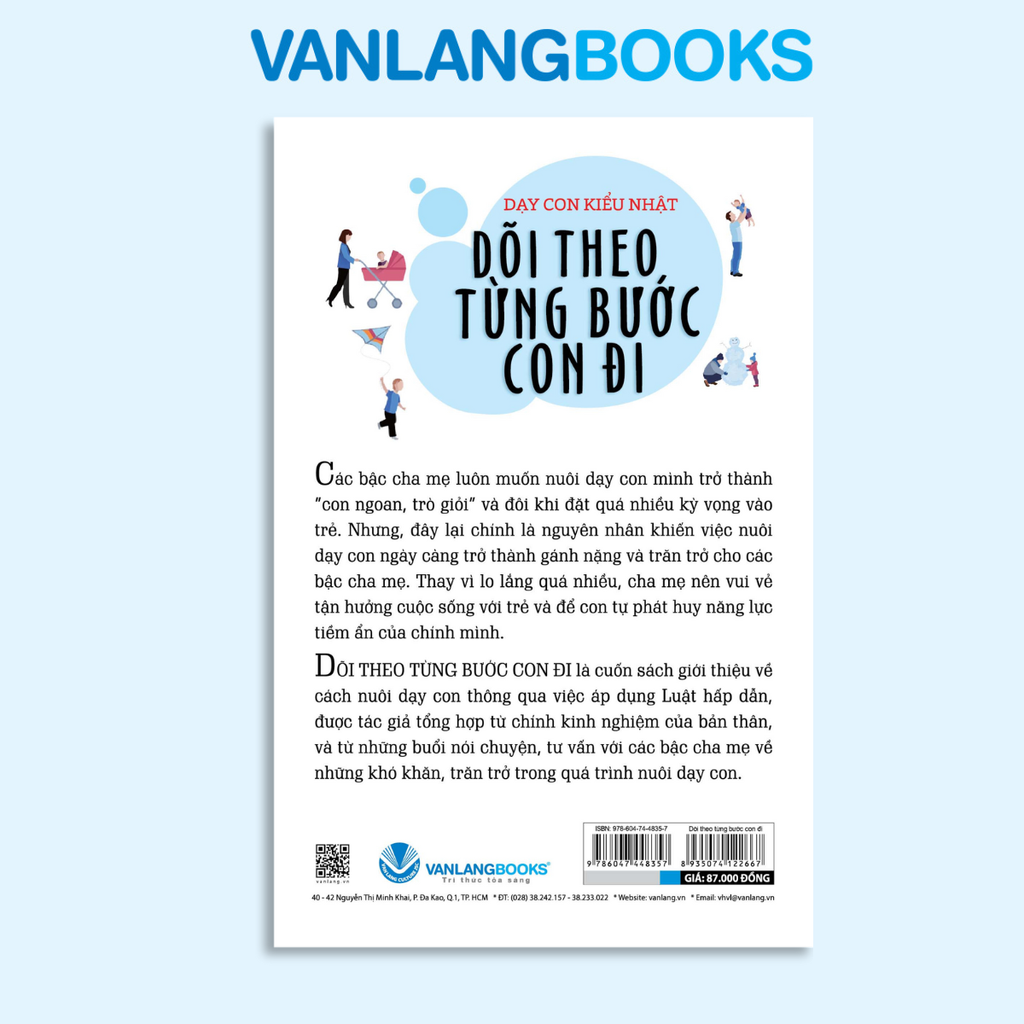 Dạy Con Kiểu Nhật - Dõi Theo Từng Bước Con Đi - Vanlangbooks