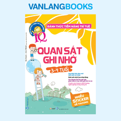 Đánh Thức Tiềm Năng Trí Tuệ - Quan Sát Ghi Nhớ (Tái Bản 2021) - Vanlangbooks