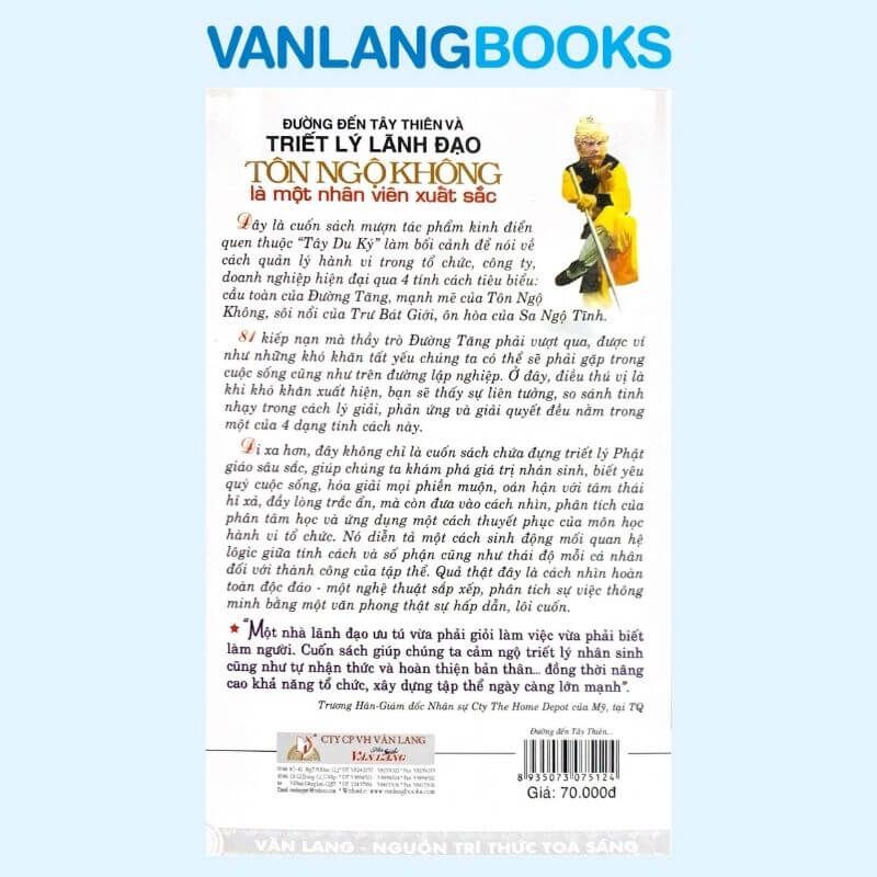 Đường Đến Tây Thiên & Triết Lý Lãnh Đạo Tôn Ngộ Không - Vanlangbooks