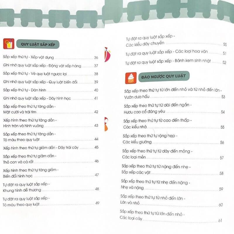 Thiên Tài Toán Học (5 - 6 Tuổi) - Phát Triển Tư Duy Phân Loại Sắp Xếp - Vanlangbooks