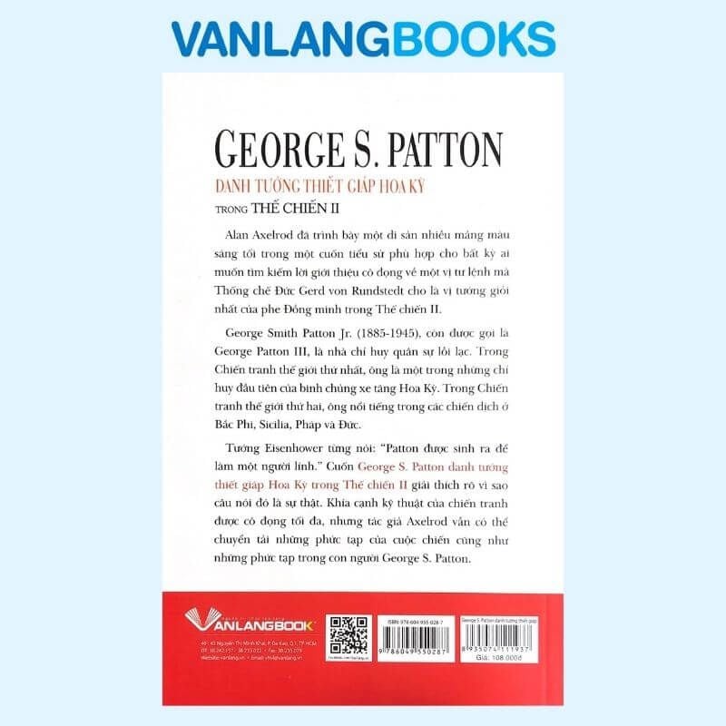 George S. Patton Danh Tướng Thiết Giáp Hoa Kỳ Trong Thế Chiến - Vanlangbooks