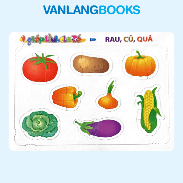 Ghép Hình Cho Bé - Rau, Củ, Quả
